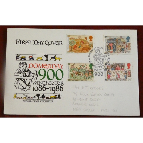 222 - Great Britain 1967-2001 four FDCs cancelled with cachet cancels includes three flags and ensigns 1st... 