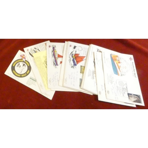 233 - Great Britain 1973-74 11 RNLI FDCs, seven for the 150th anniversary of RNLI.