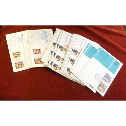 234 - Great Britain 1973-1986 33 unaddressed FDCs, Princess Anne, Prince Charles and Prince Andrew.