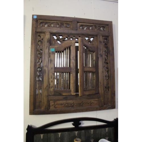 12 - Decorative Carved Harwood Wall Mirror
