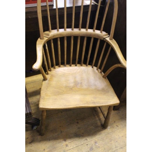 180 - 19th Century Ash and Elm Windsor Armchair