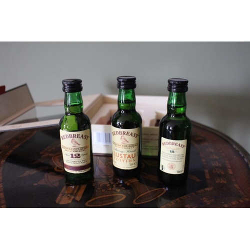 333 - Red Breast Whiskey Minature Collection 1 x 12 year old, 1 x Lustau Editon and 1 x 15 year old