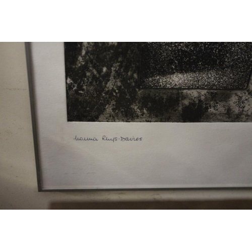 367 - Norma Rhys Davies - Two Black and White Prints