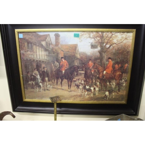 38 - Well Framed Large Hunting Print