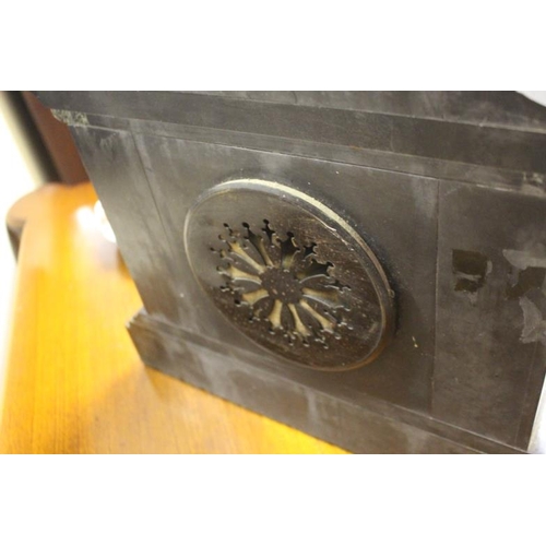 419 - Edwardian Slate Mantle Clock