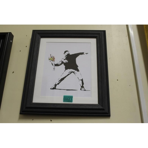 421 - Banksy Print 