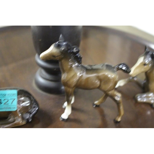 427 - 4 Beswick Porcelain Foal Figures