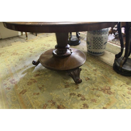 479 - Victorian Mahogany Circular Breakfast Table