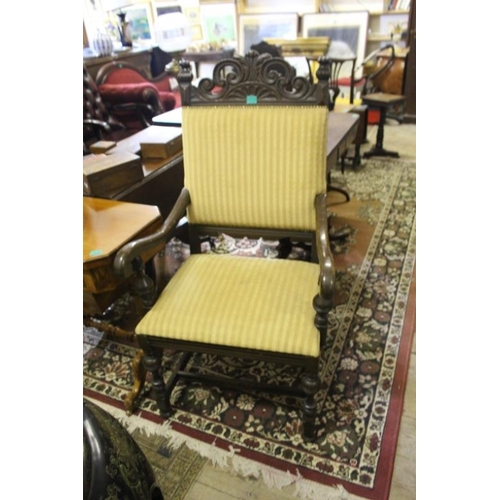 528 - Regency Irish Style Library Armchair