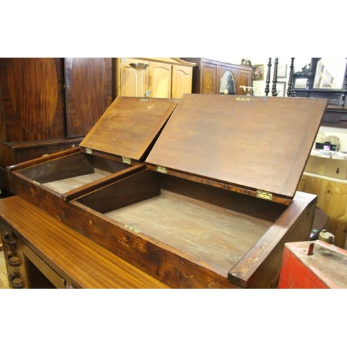 55 - Victorian Mahogany Double Clerks Desk