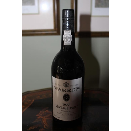 581 - Bottle of Warre's 1977 Vintage Port, Standard Bottle