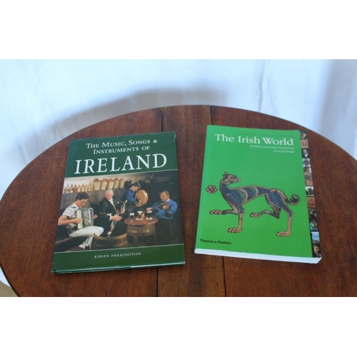 100 - Two good quality Books on Irish music and culture: a)THE MUSIC, SONGS, & INSTRUMENTS OF IRELAND by K... 