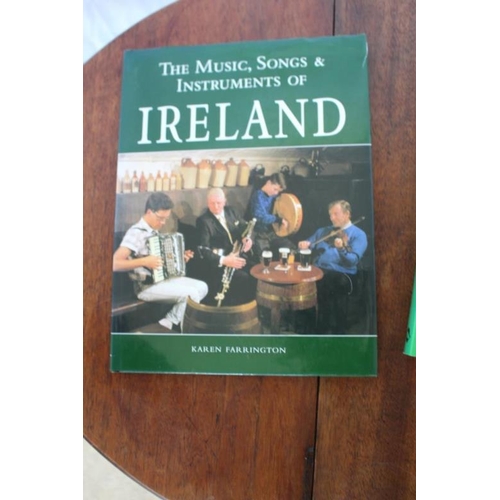 100 - Two good quality Books on Irish music and culture: a)THE MUSIC, SONGS, & INSTRUMENTS OF IRELAND by K... 