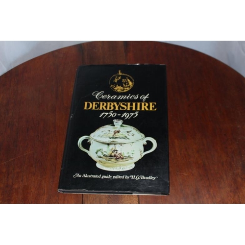 102 - Ceramics of Derbyshire 1795-1975 An Illustrated Guide by H.G. Bradley