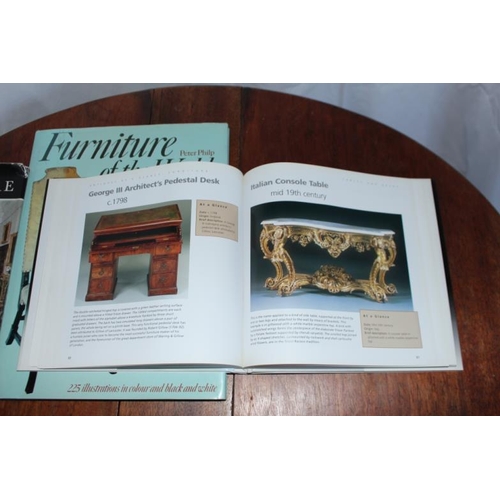 104 - 3 x Furniture Interest Books 1.  The Connoisseur New Guide to Antique English Furniture 
2.  Antique... 