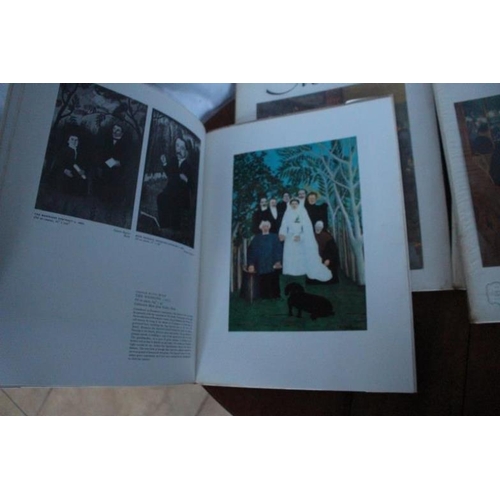 117 - 5 x 16 Beautiful Full Colour Prints in Booklet Including Rembradt, Ben Nicholson, Rousseau, Sicket, ... 