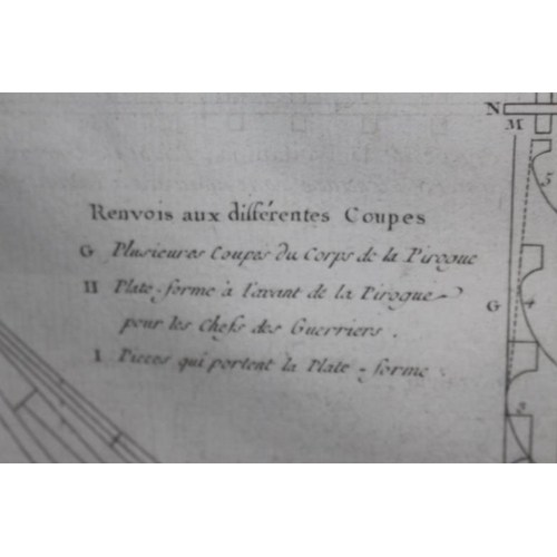 20 - 2 Framed Sets of Boat Building Plans both in different framed (43cm x 63cm smaller frame)