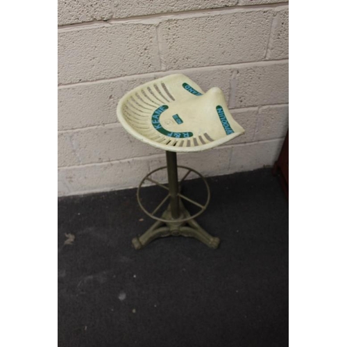 70 - Cast Iron Revolving Tractor Seat Stool 