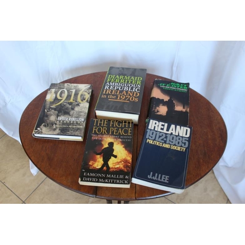 80 - Five Books on Irish Politics Including : a) 'Ireland 1912 - 1985 Politics and Society' by J.J.Lee. 
... 