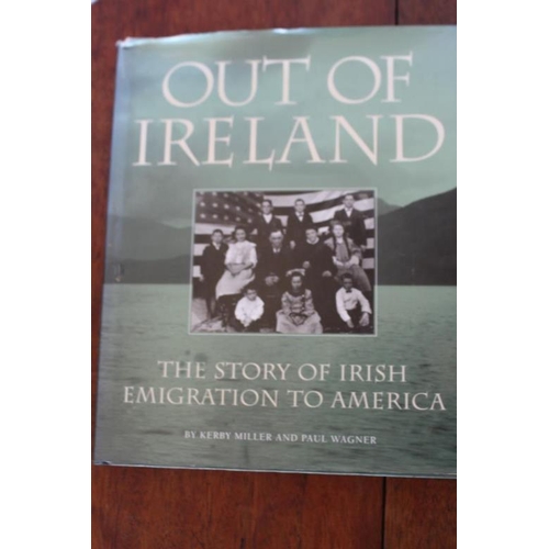 92 - Three large books - One paperback & Two hardback on Ireland 1975  
a) 'Out of Ireland' the story of ... 