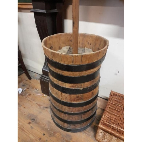 430 - Victorian Butter Making Churn (Churn 70cm Tall excluding the Handle)