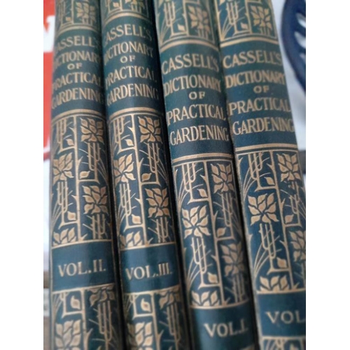 790 - Cassells Dictionary of Practical Gardening - 4 volumes