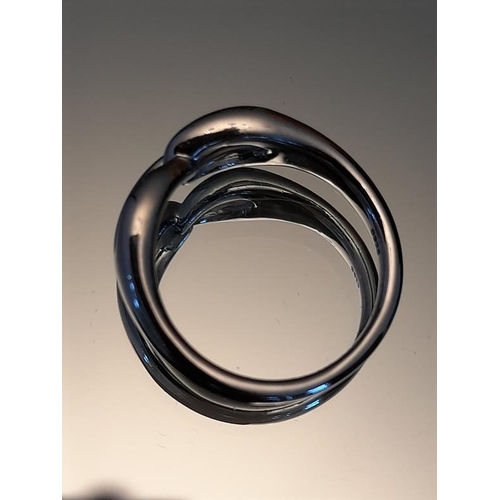 830 - Silver Ring - Size K