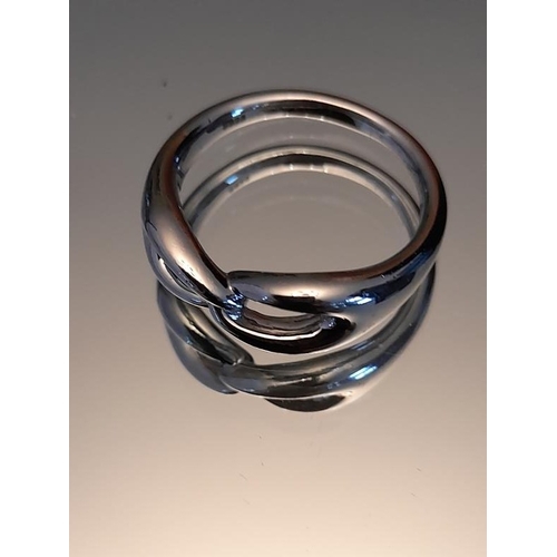 830 - Silver Ring - Size K