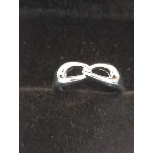 830 - Silver Ring - Size K