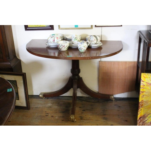 Pair of Mahogany Half Moon Side Tables (Originally two Ends of a Dining