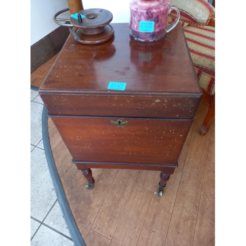 147 - Early Victorian Mahogany Cellarette