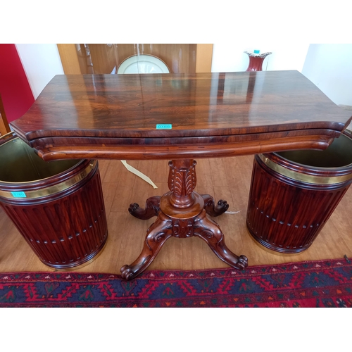 166 - Victorian Rosewood Games Table