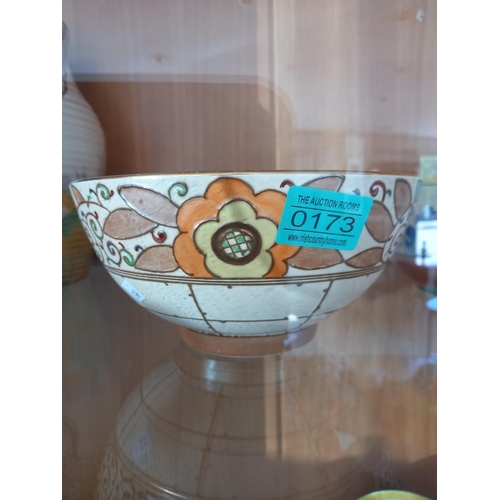 173 - Charlotte Rhead Bowl - Diameter 21cm x 10cm tall 
Charlotte Rhead (19 October 1885 in Burslem  6 No... 