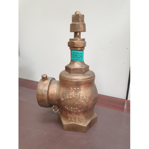 526 - Polished Brass Water Hydrant by Greenberg