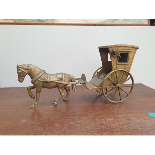 493 - Brass Stagecoach Figure