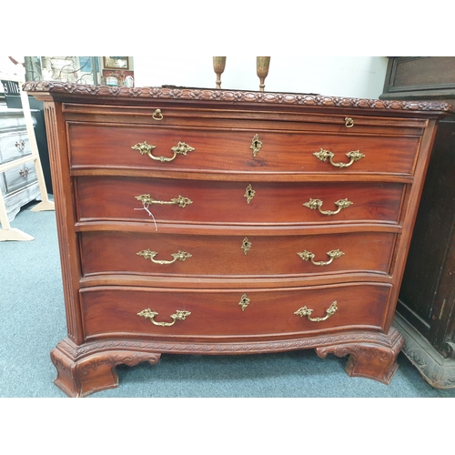 504 - Reproduction Georgian Style Hardwood Batchelors Chest