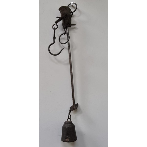 522 - 19th Century Cast Iron Hanging Balance Scales