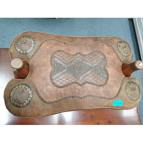 554 - Vintage Eastern Camel Saddle