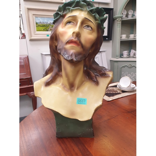 557 - Plaster Bust of 