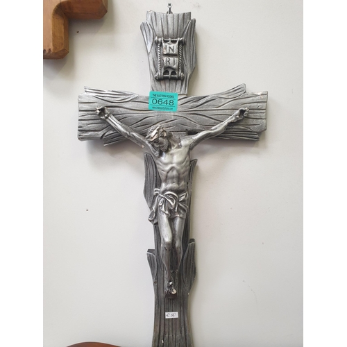 648 - Ceramic Crucifix