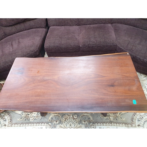 667 - Lovely Chestnut Plank Top Coffee Table