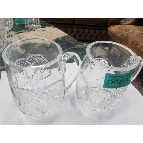 685 - Two Waterford Crystal Jugs