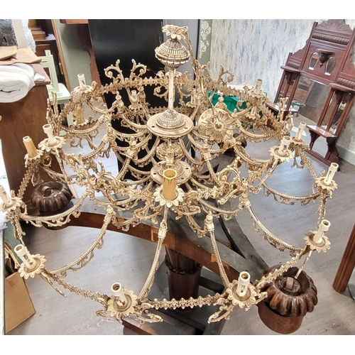 697 - French Style Spanish Antique Wrought Iron Chandalier