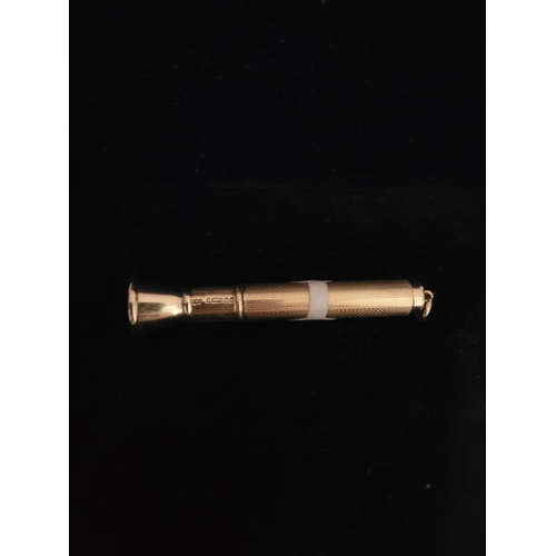 712 - 9 carat Rose Gold Victorian Tooth Pick