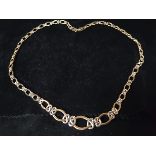 714 - 9 carat Gold Celtic Style Necklace