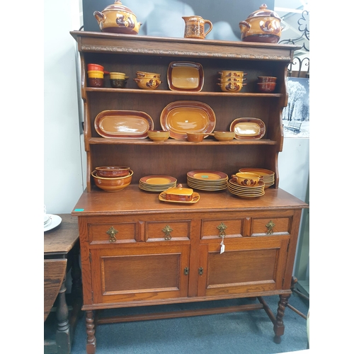 92 - Vintage Oak Welsh Dresser