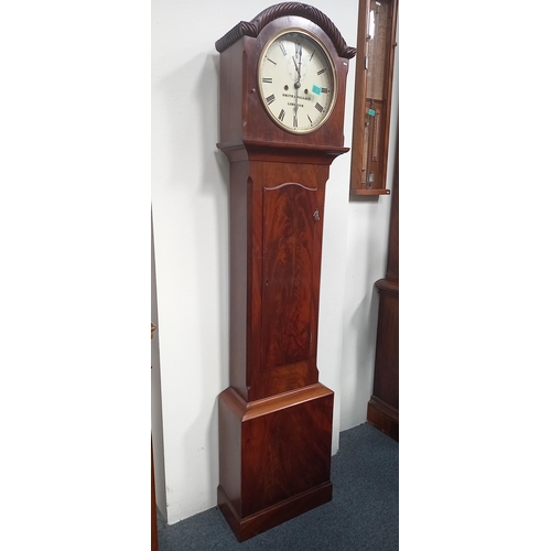 14 - Victorian Mahogany 8 Day Longcase  Clock