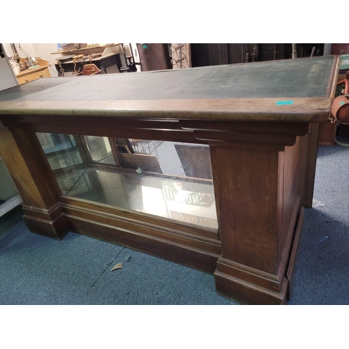 264 - Original Oak Shop Counter - Draper's Shop in Caherciveen