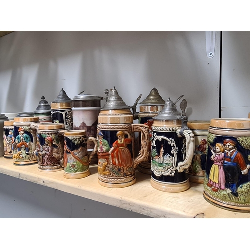 284 - Selection of German Beer Steins (18)