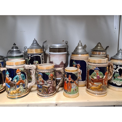 284 - Selection of German Beer Steins (18)